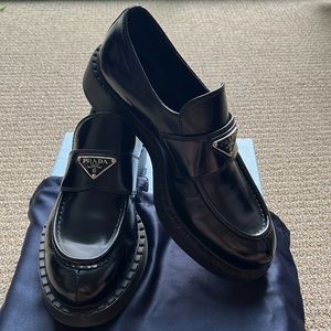 Prada chunky loafers